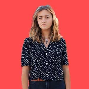SUMMER SALE vintage itsy bitsy polka dot blouse
